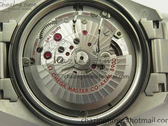 0428 Planet Ocean 2016 43.5mm SS Blue Bezel OM 1:1 Best Edition Blue Dial on SS Bracelet A8900 V WellDesigned 8029